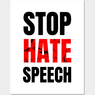 Stop Hate Speech Posters and Art